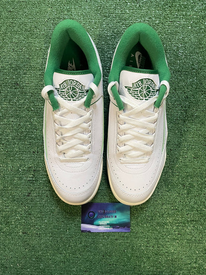 Air Jordan 2/3 white pine green
