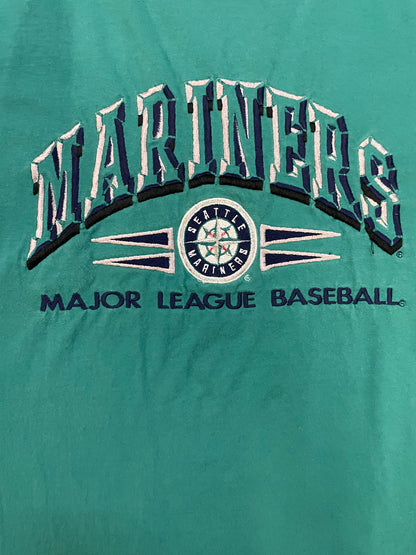 Vintage 1990s Seattle mariners embroidered tee Major League Baseball tee