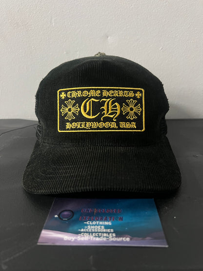 Chrome hearts Corduroy black hat