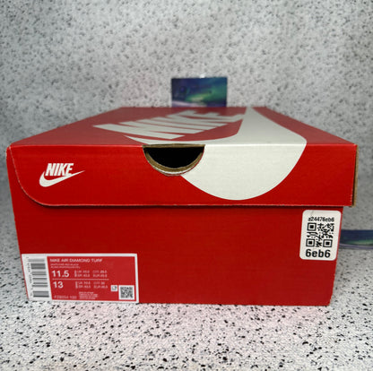 Nike Air Diamond Turf 49ers 11.5 Men/13 Women “Preowned”