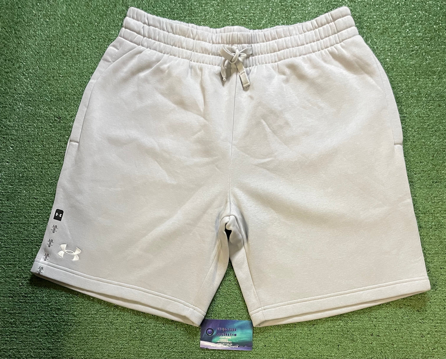 Under Armour grey rival fleece shorts