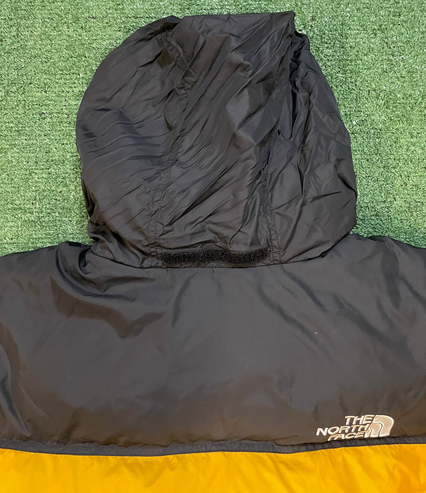 The North Face Nuptse yellow 700 jacket