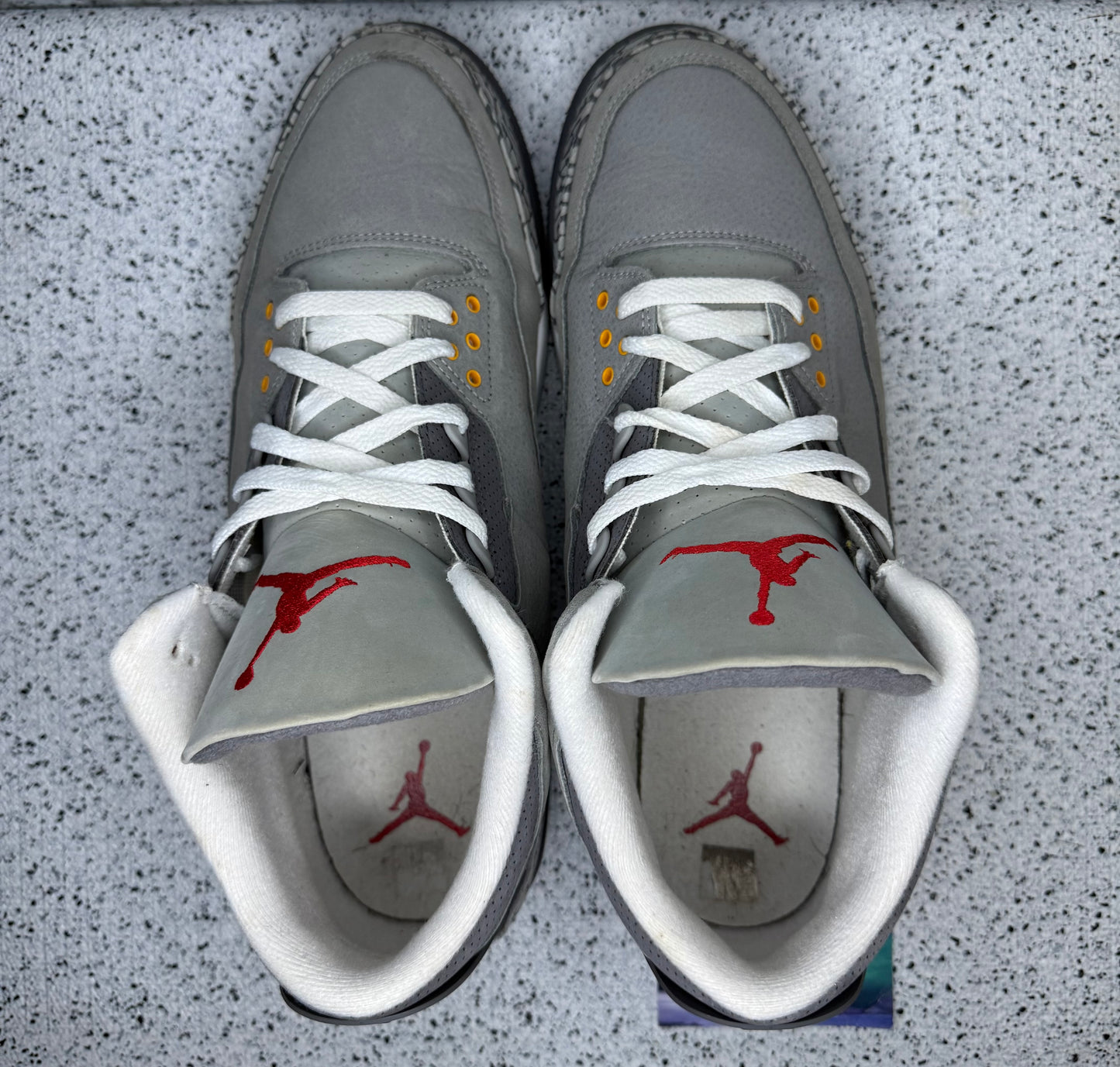 Jordan 3 Cool Grey 13 Men/14.5 Women “Preowned”