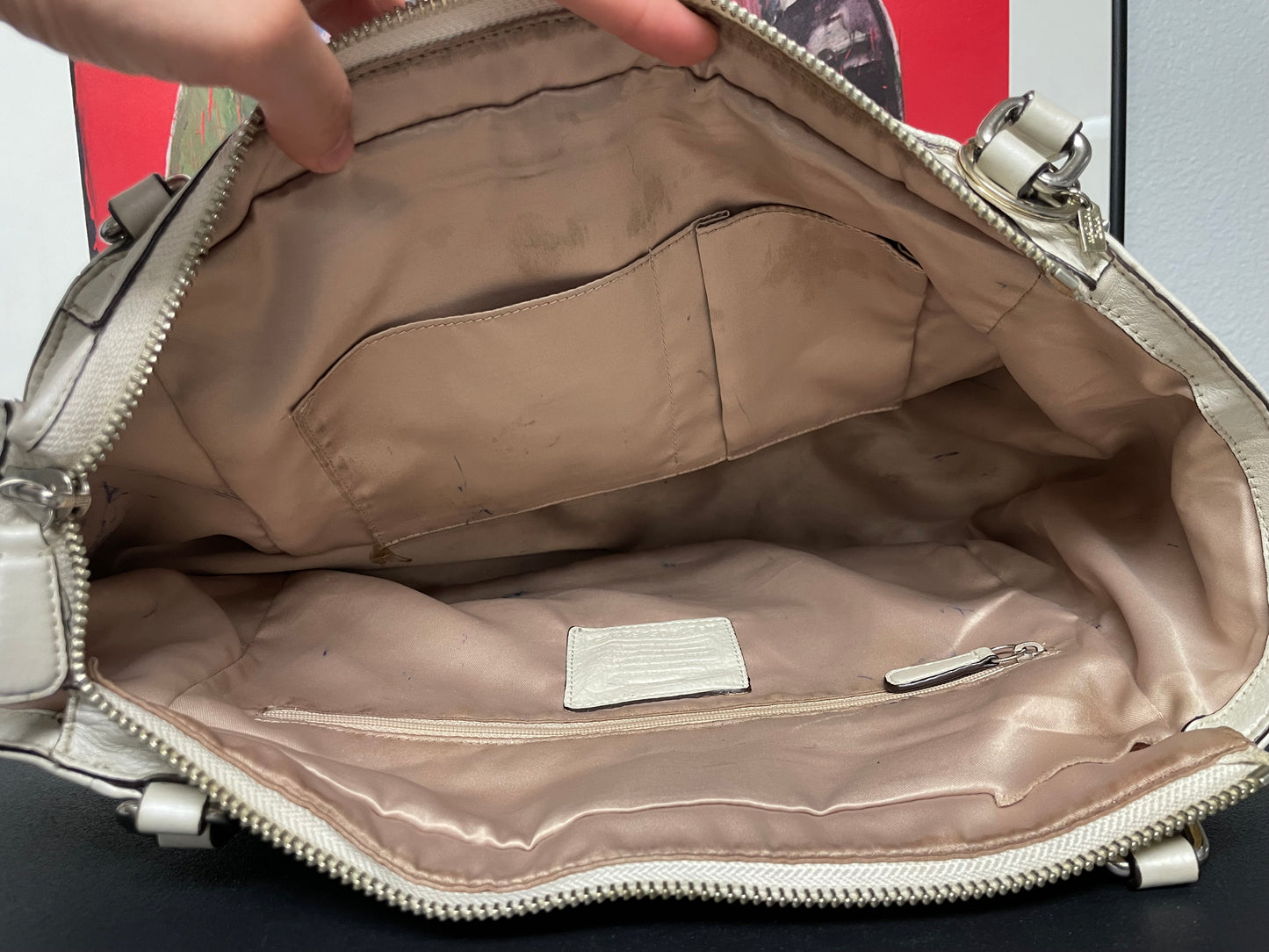 Coach Park Leather Carrie tote bag