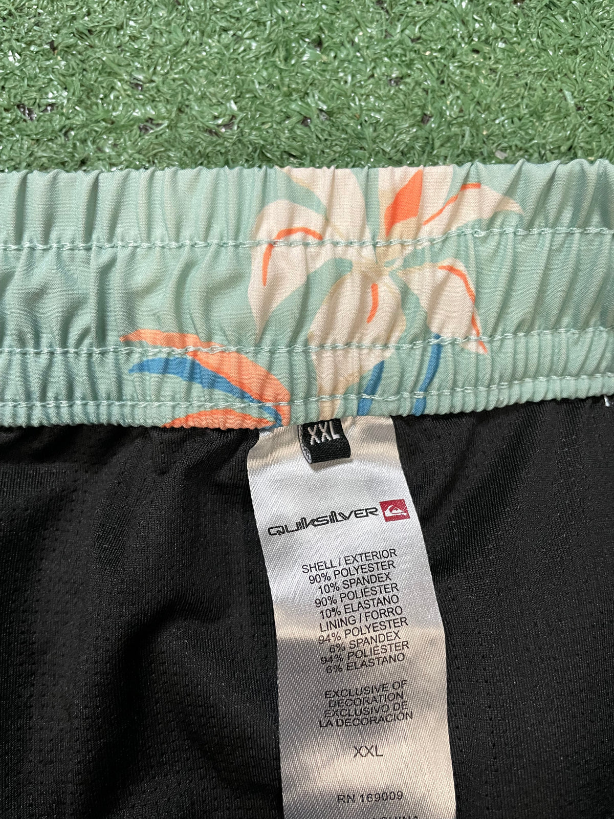Quiksilver floral board shorts