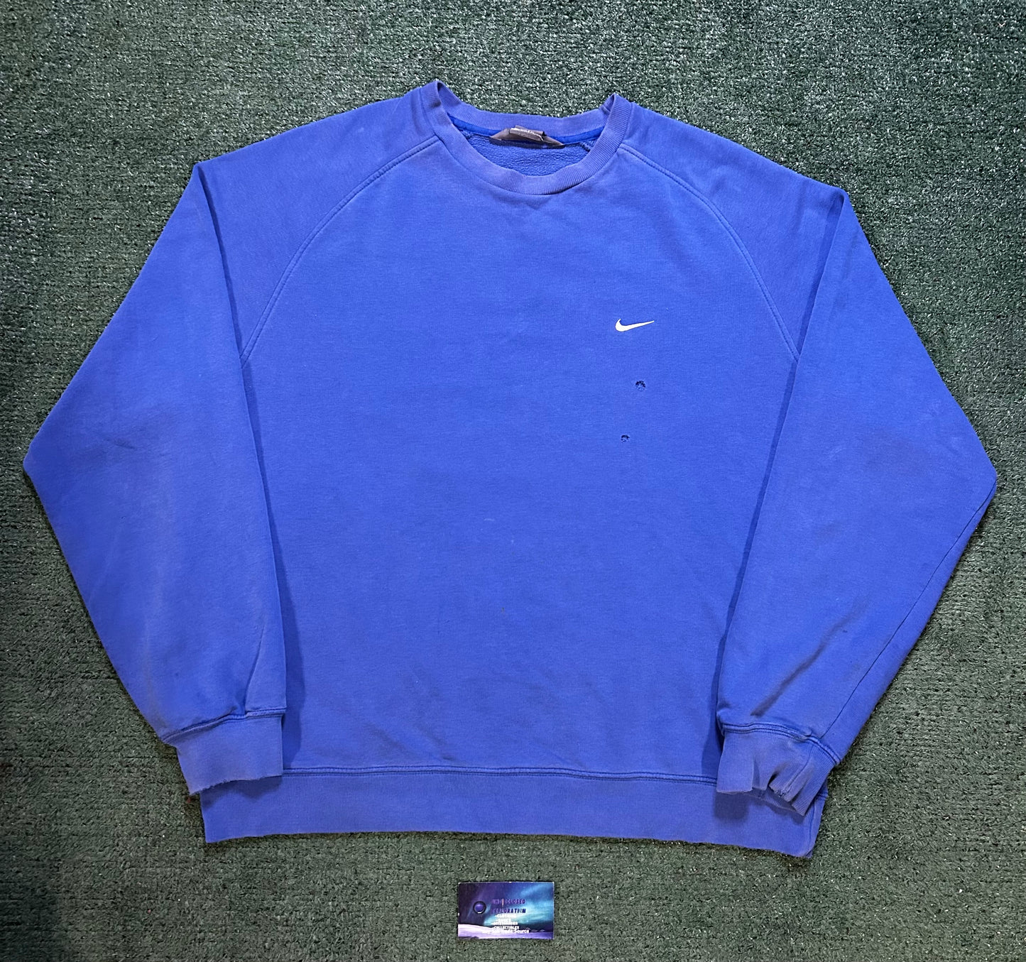 Vintage 2000s Nike blue swoosh crewneck