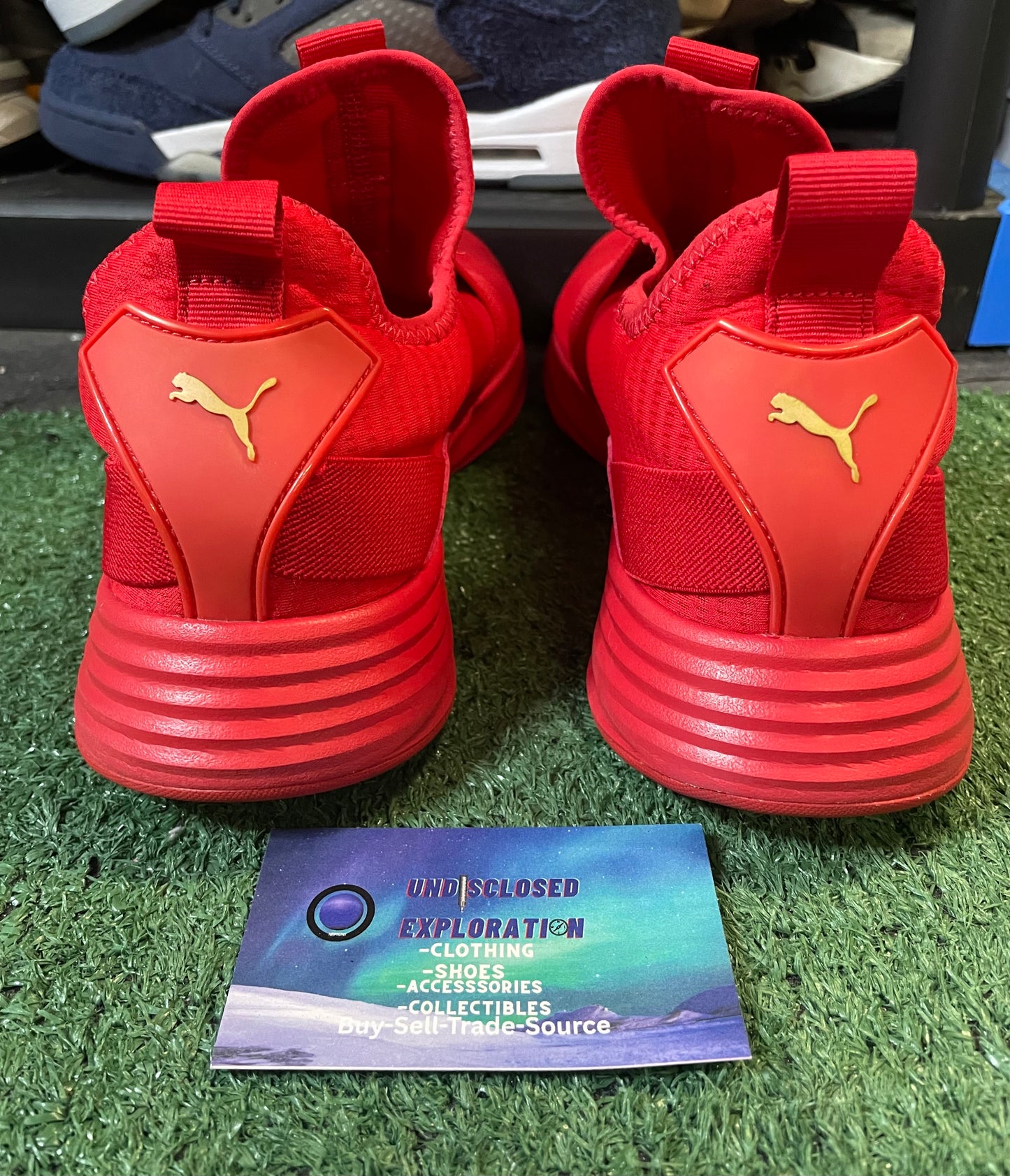 Puma Radiate High risk red 8.5men/10women