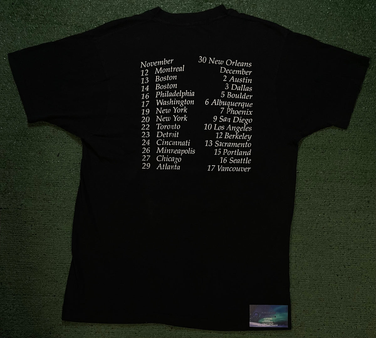Vintage 1990s Room To Roam waterboys tour tee