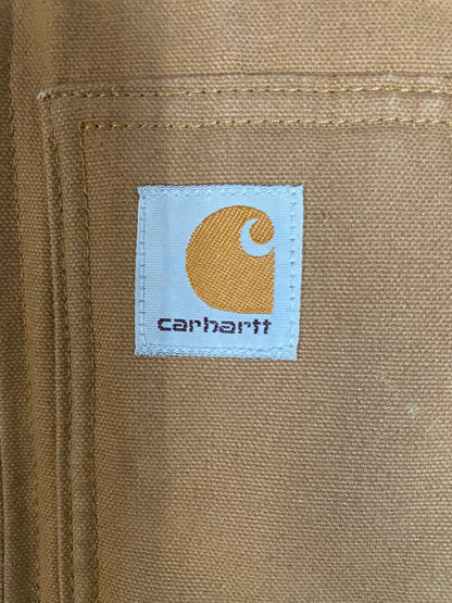 Vintage tan Carhartt hooded jacket