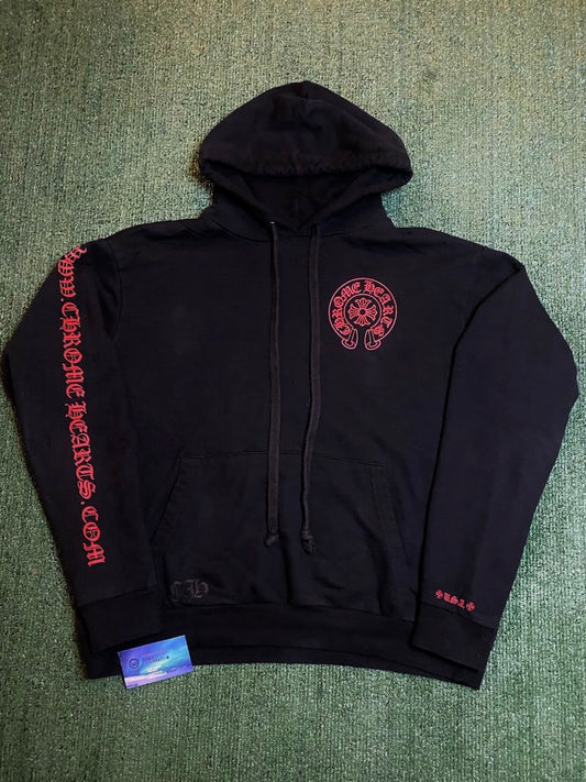 Chrome hearts red online exclusive hoodie