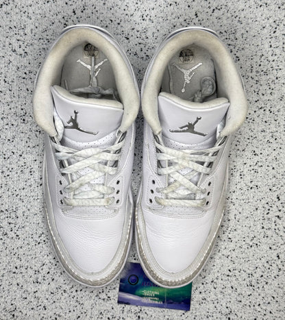 Jordan 3 Pure Money 9.5 Men/11 Women “Preowned”