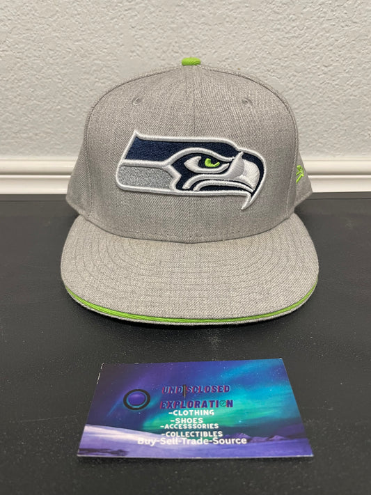 Seattle Seahawks grey fitted hat