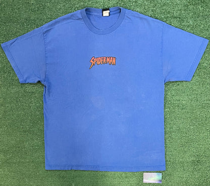 Vintage 1990s Spider-Man web comic tee