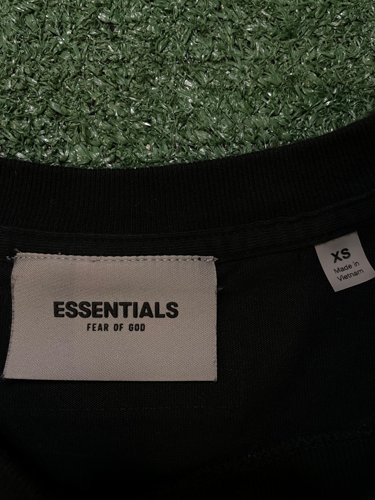 Fear of God Essentials core black tee