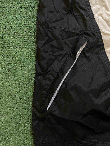 Vintage 1990s Diadora black and white windbreaker jacket