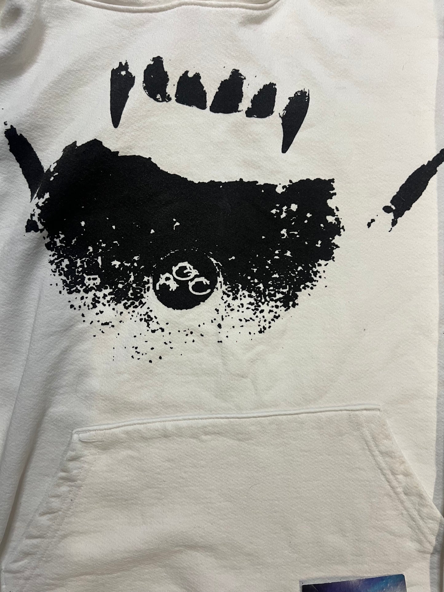 Ken Carson A great chaos white pullover vamp  hoodie