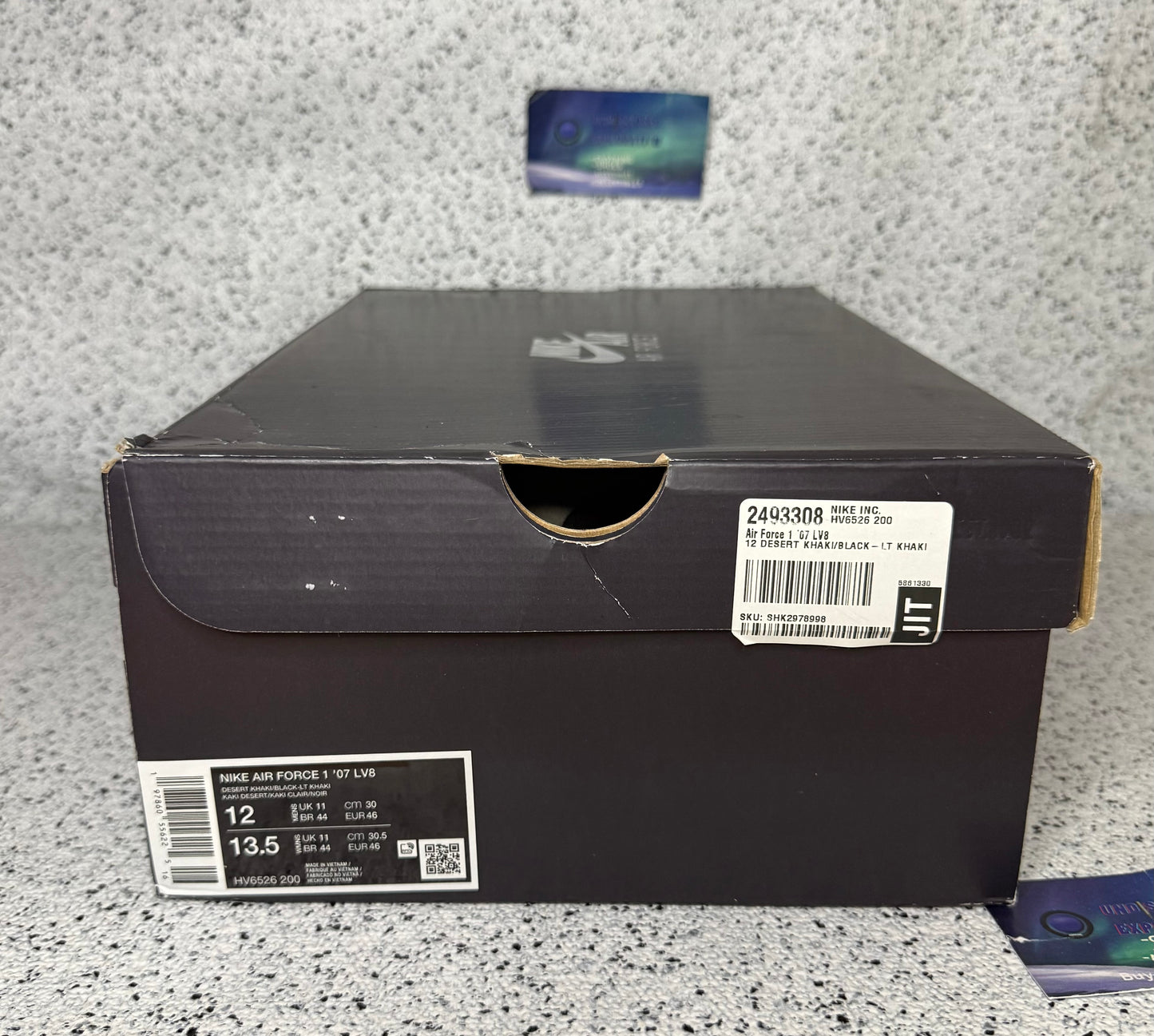 Nike Air Force 1 Desert Khaki 12 Men/13.5 Women “Preowned”