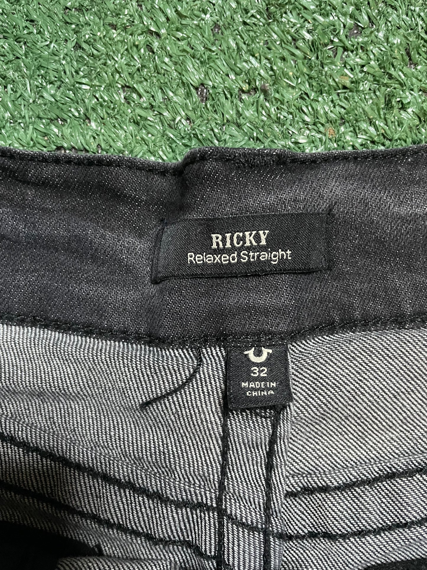 True Religion Ricky bandana black jeans