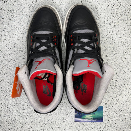 Jordan 3 Black Cement 9.5 Men “Preowned”