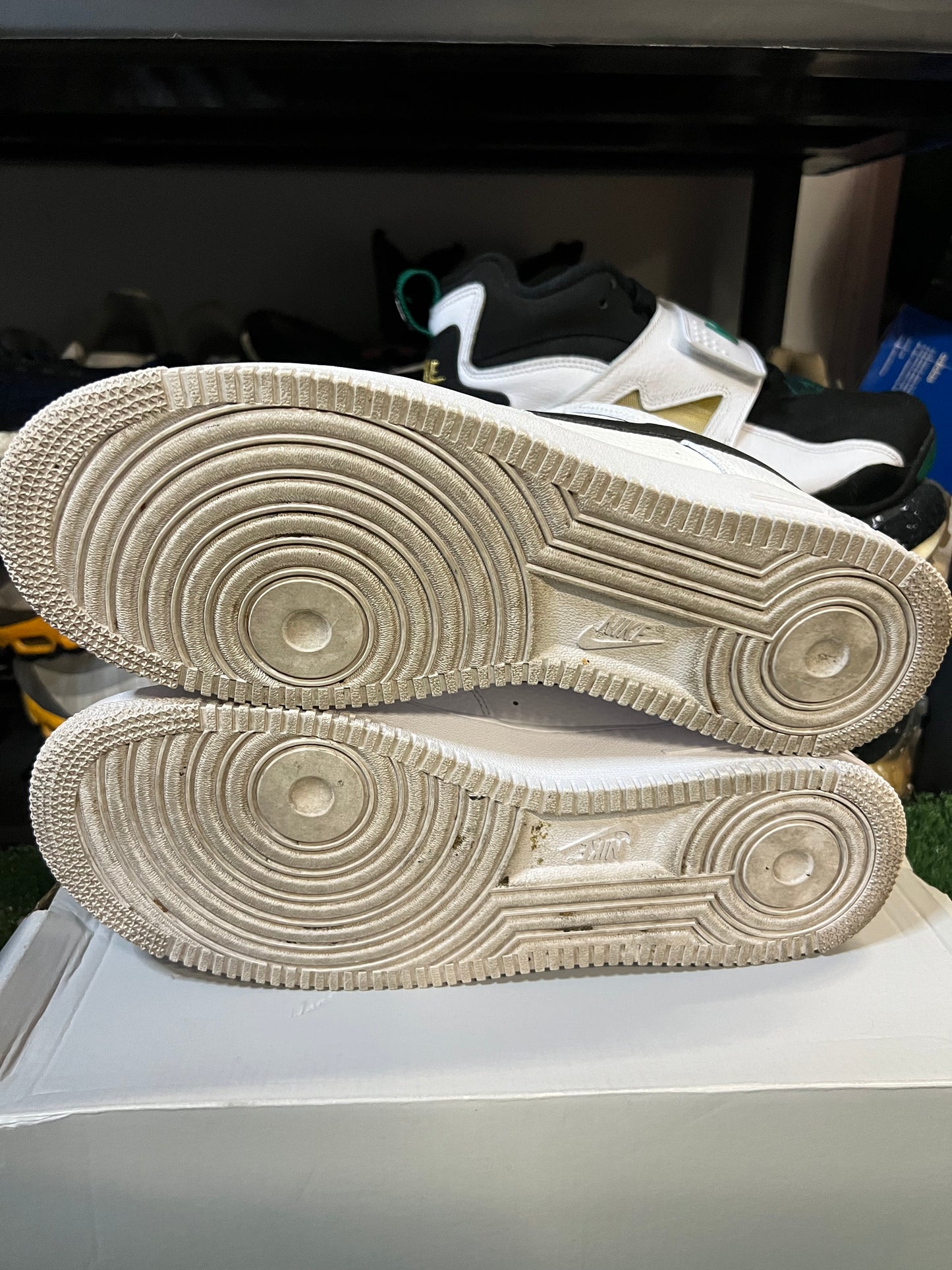 Nike Air Force 1 low white black size 10men/11.5women