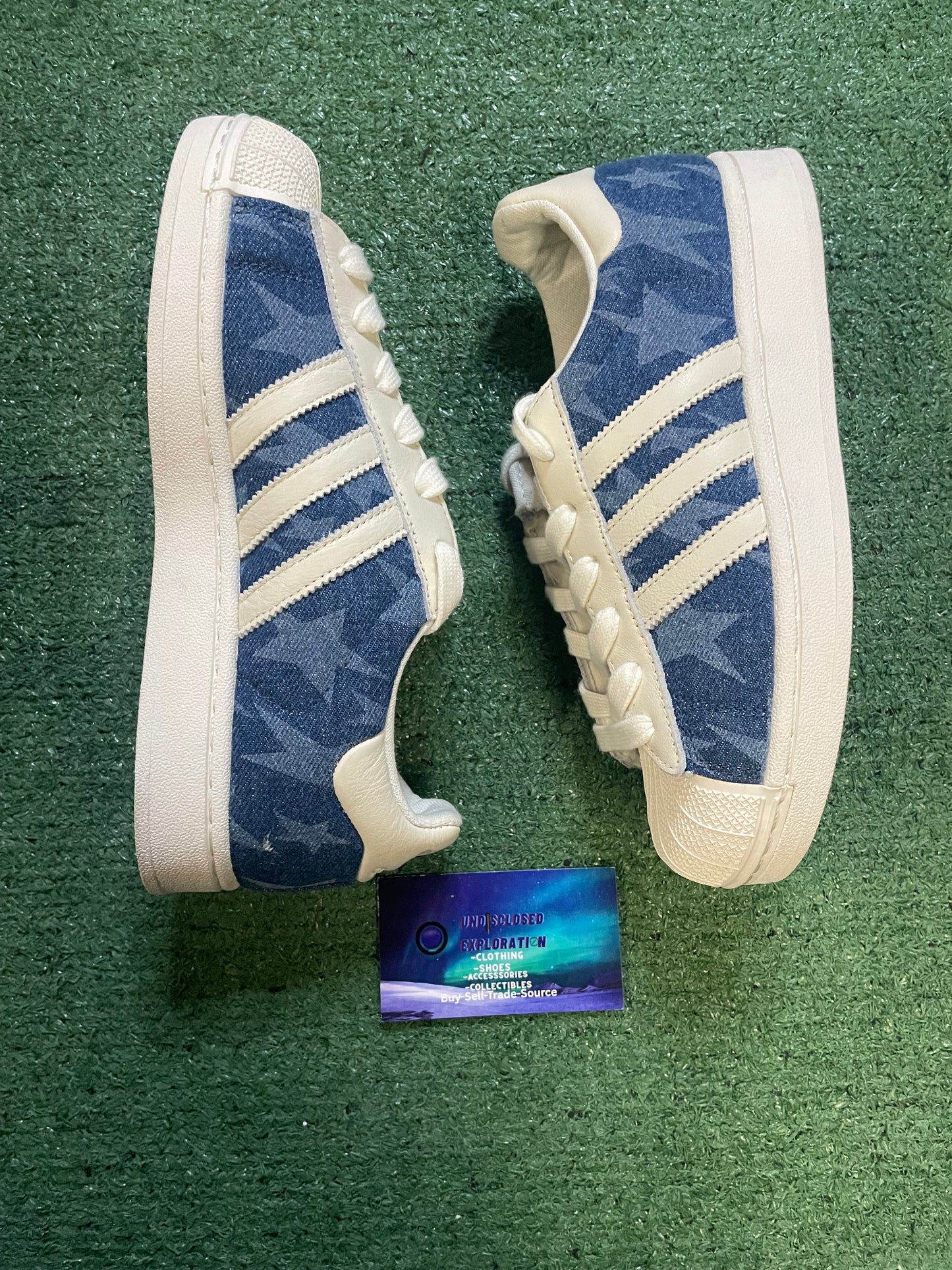 Adidas superstar II denim