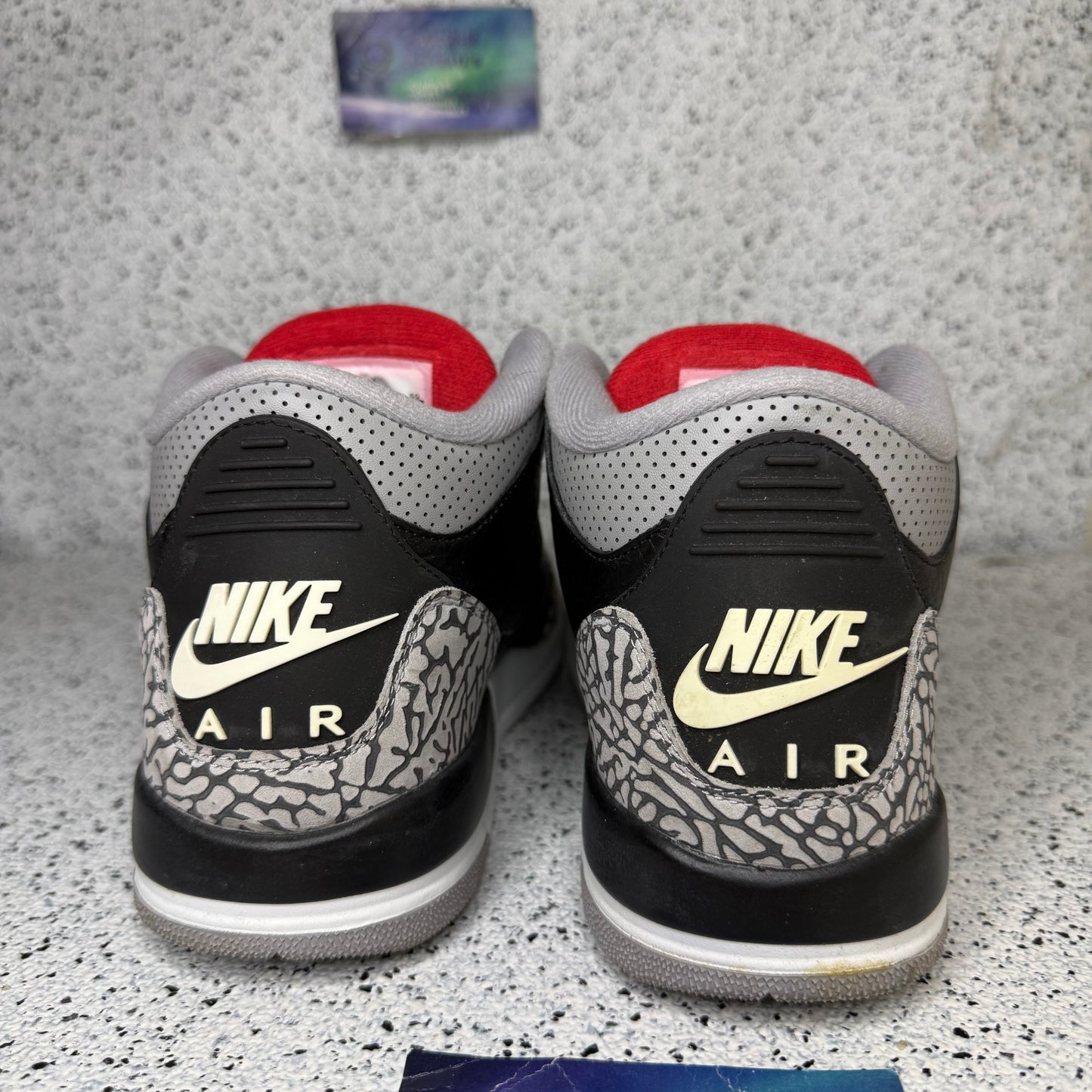 Jordan 3 Black Cement 2018 5 Youth “Preowned”