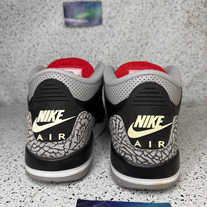 Jordan 3 Black Cement 2018 5 Youth “Preowned”