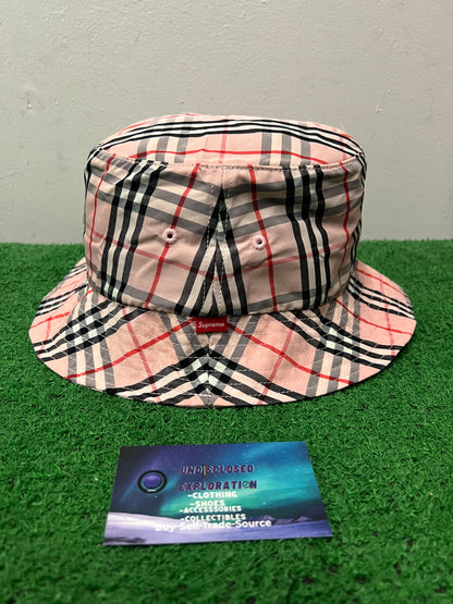 Supreme X Burberry bucket hat