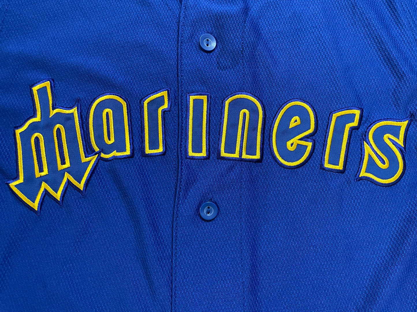 Seattle Mariners blue and gold jersey