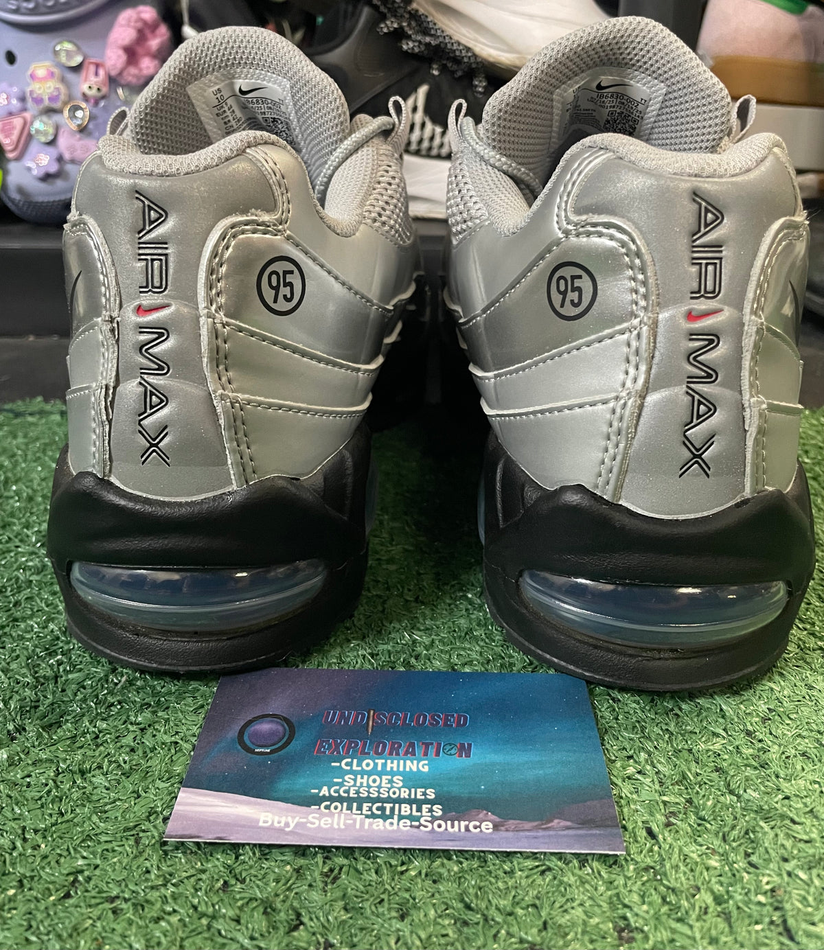 Nike Air Max 95 metallic silver size 10men/11.5women