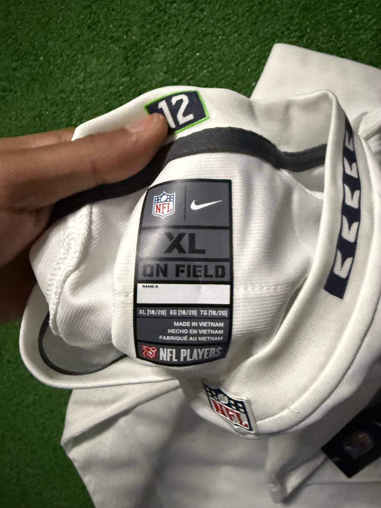Seattle Seahawks Blank Jersey