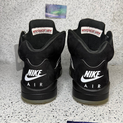 Jordan 5 Black Metallic Reimagined 8.5 Men “Preowned”