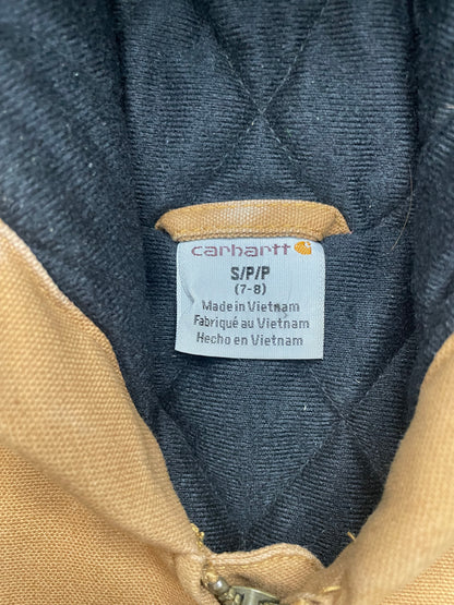 Vintage tan Carhartt hooded jacket