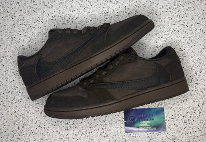 Jordan 1 Travis Scott Velvet 9 Men/10.5 Women “Preowned”