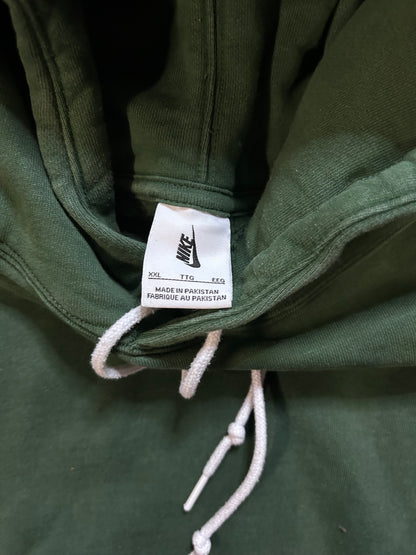 Nike forest green solo swoosh hoodie
