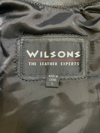 Vintage Wilson black leather jacket