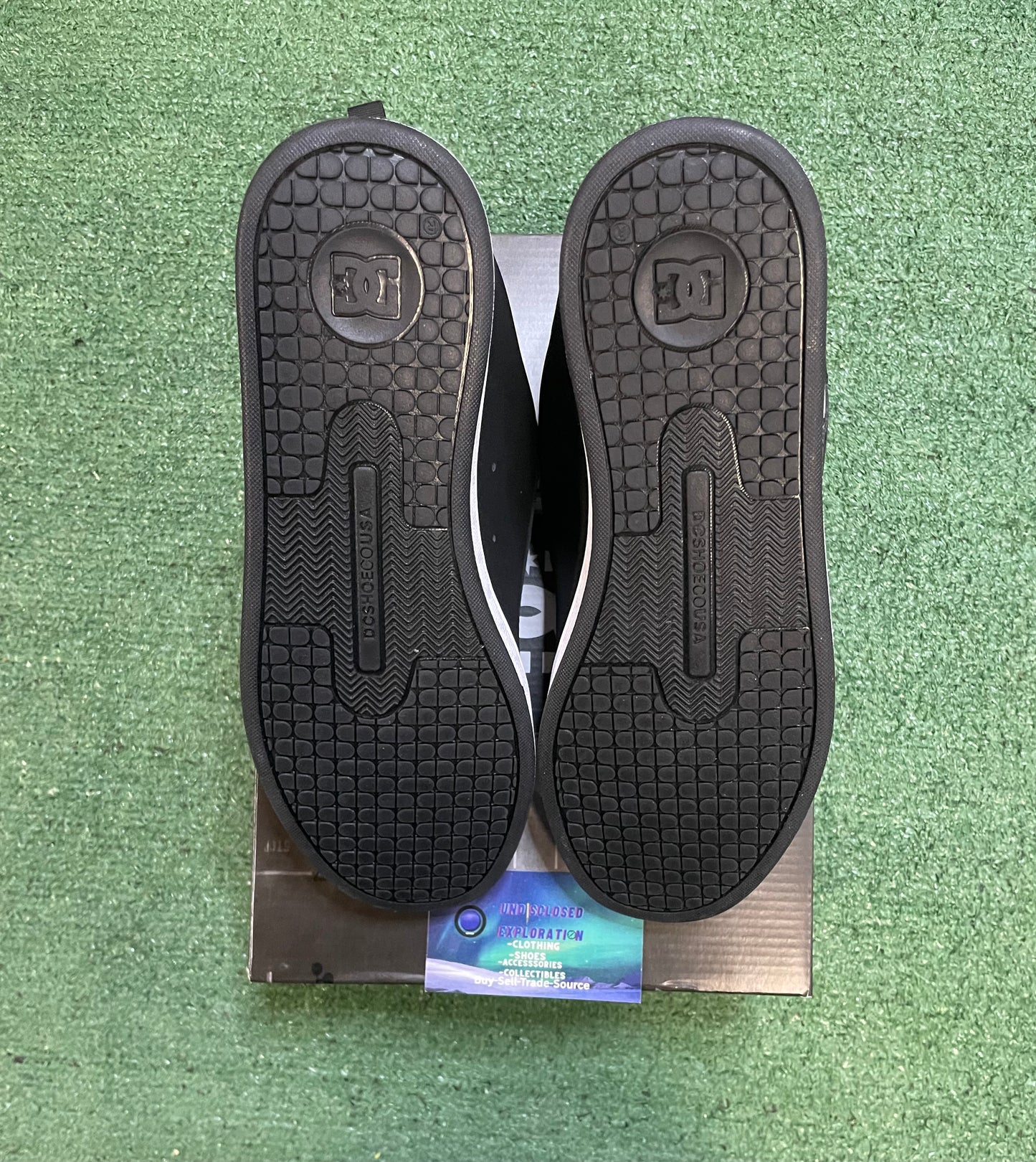 DC Court Graffik 3D Skate Shoe Black / White / Grey