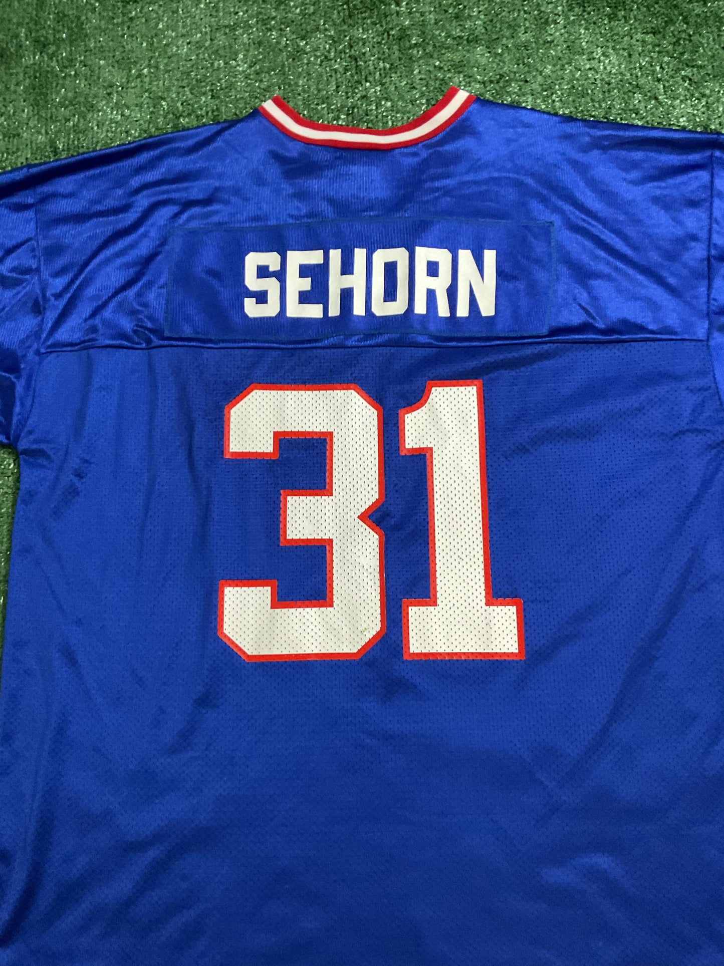 Vintage New York Giants Jason Sehorn Logo athletic jersey