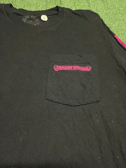 Chrome hearts Hollywood black/pink longsleeve