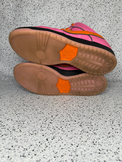 Nike Dunk SB Low PowerPuff Girls Blossom 10 Men/11.5 Women “Preowned”
