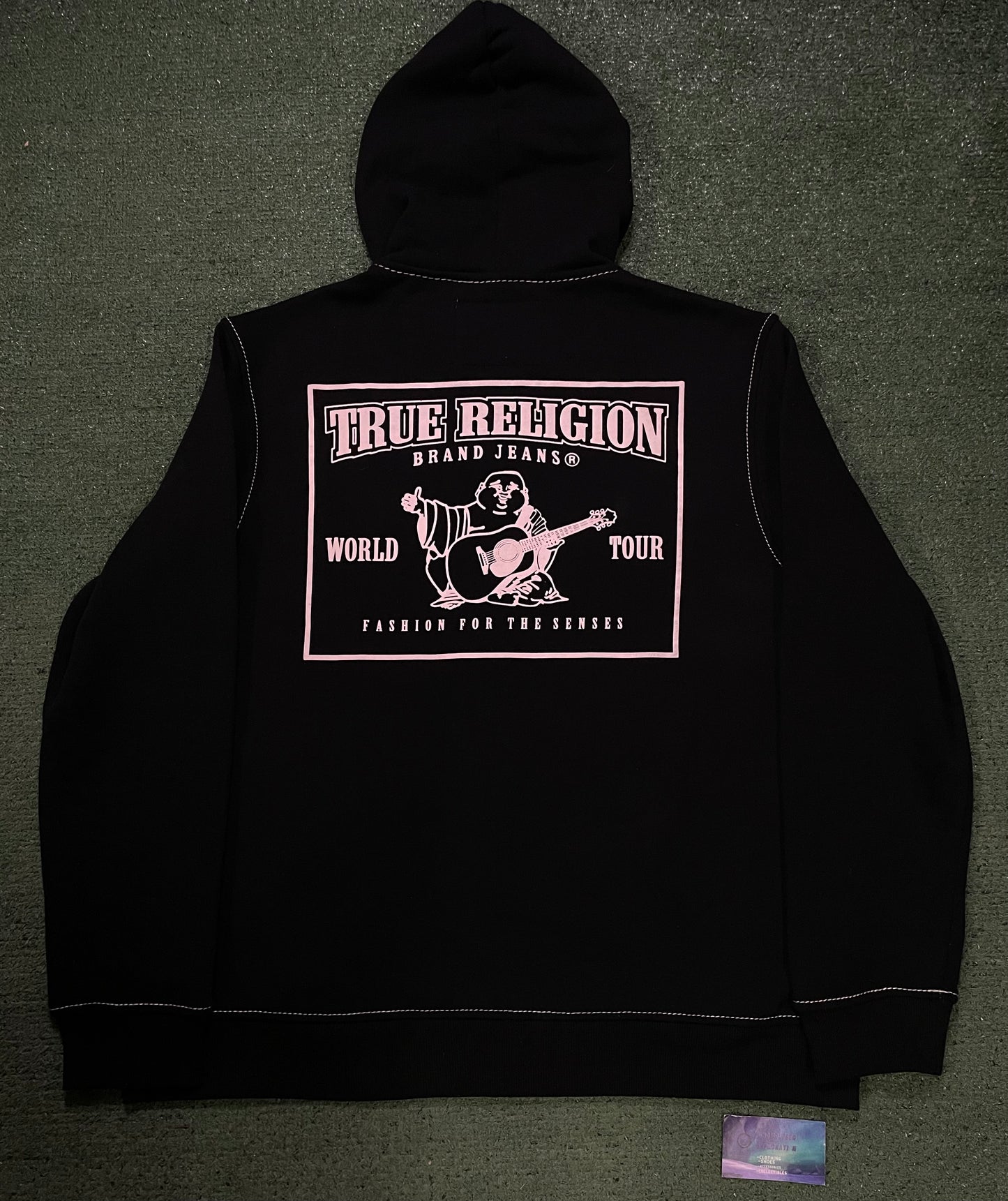 True Religion Big T zip up hoodie