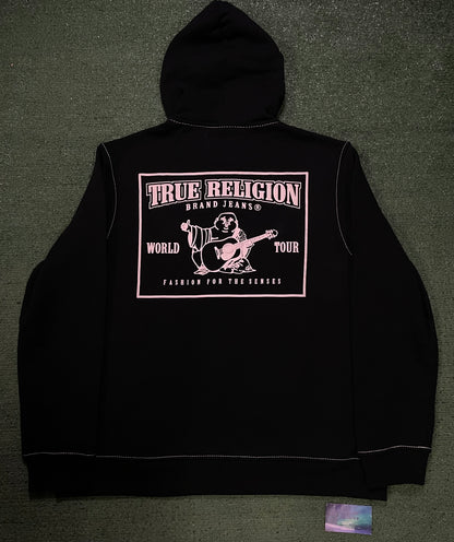 True Religion Big T zip up hoodie