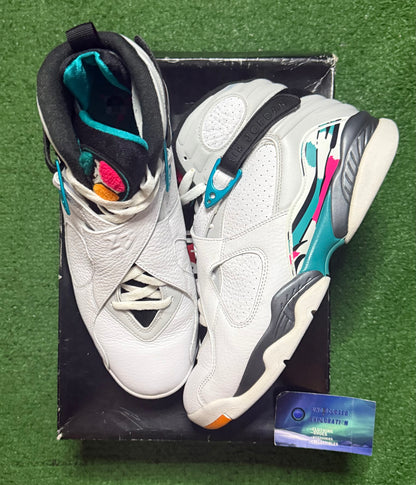 Jordan 8 South Beach 11 Men/12.5 Women “Preowned”