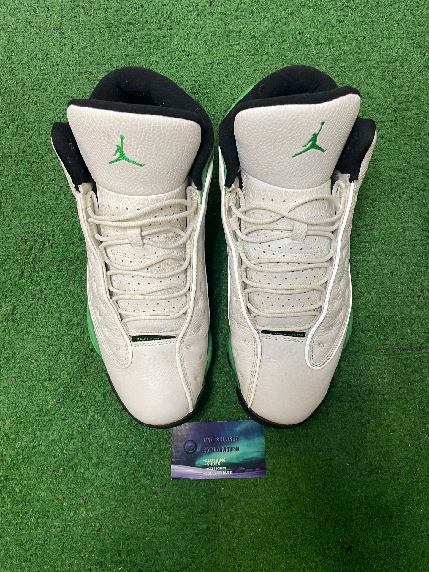 Jordan 13 lucky green size 11men/12.5women