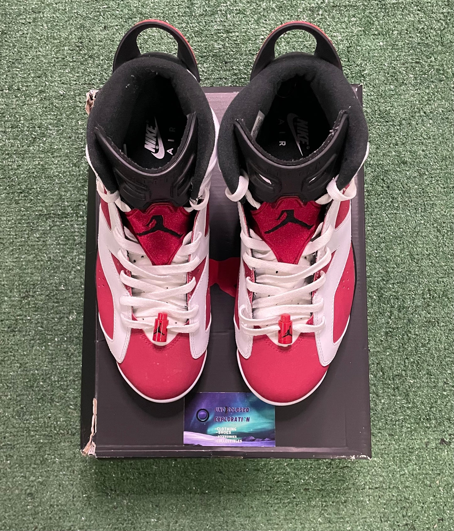 Air Jordan 6 Carmine 2021 size 11.5men/13women
