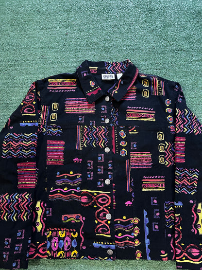Vintage Chico multicolor abstract jacket