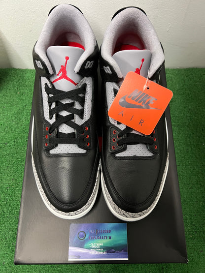 Jordan 3 black cement 2024