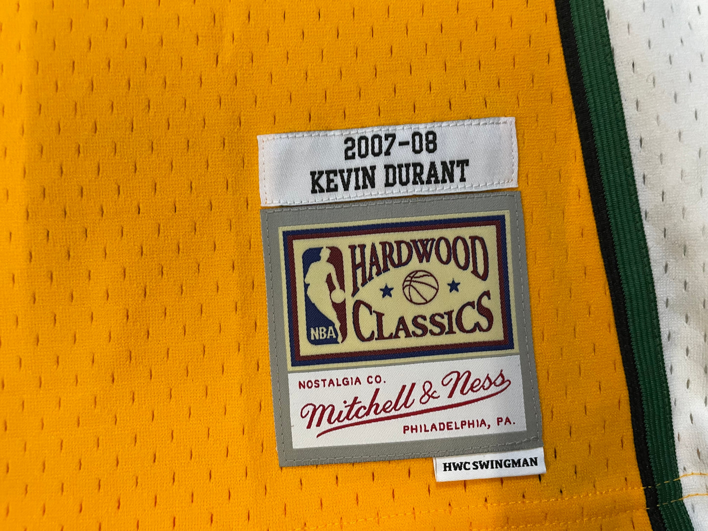 Seattle Sonics Mitchell & ness Kevin Durant #35 swingman jersey