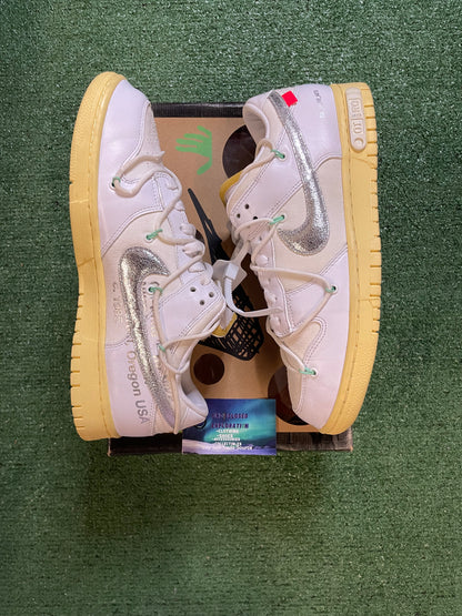 Nike Dunk Low x off white lot 1 of 50 size 10.5men/12women
