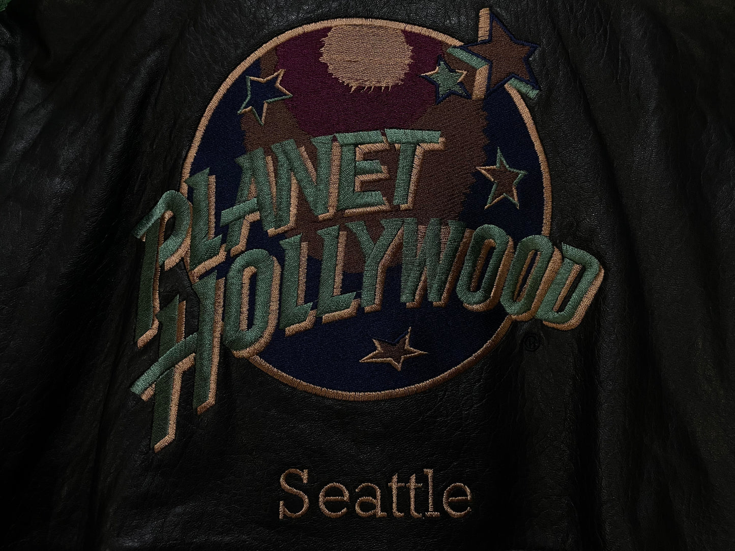 Vintage 1990s Planet Hollywood Seattle reversible jacket